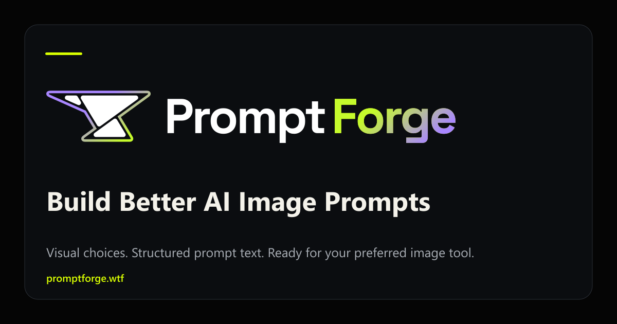 I built a tool to stop writing huge AI image prompts manually logo